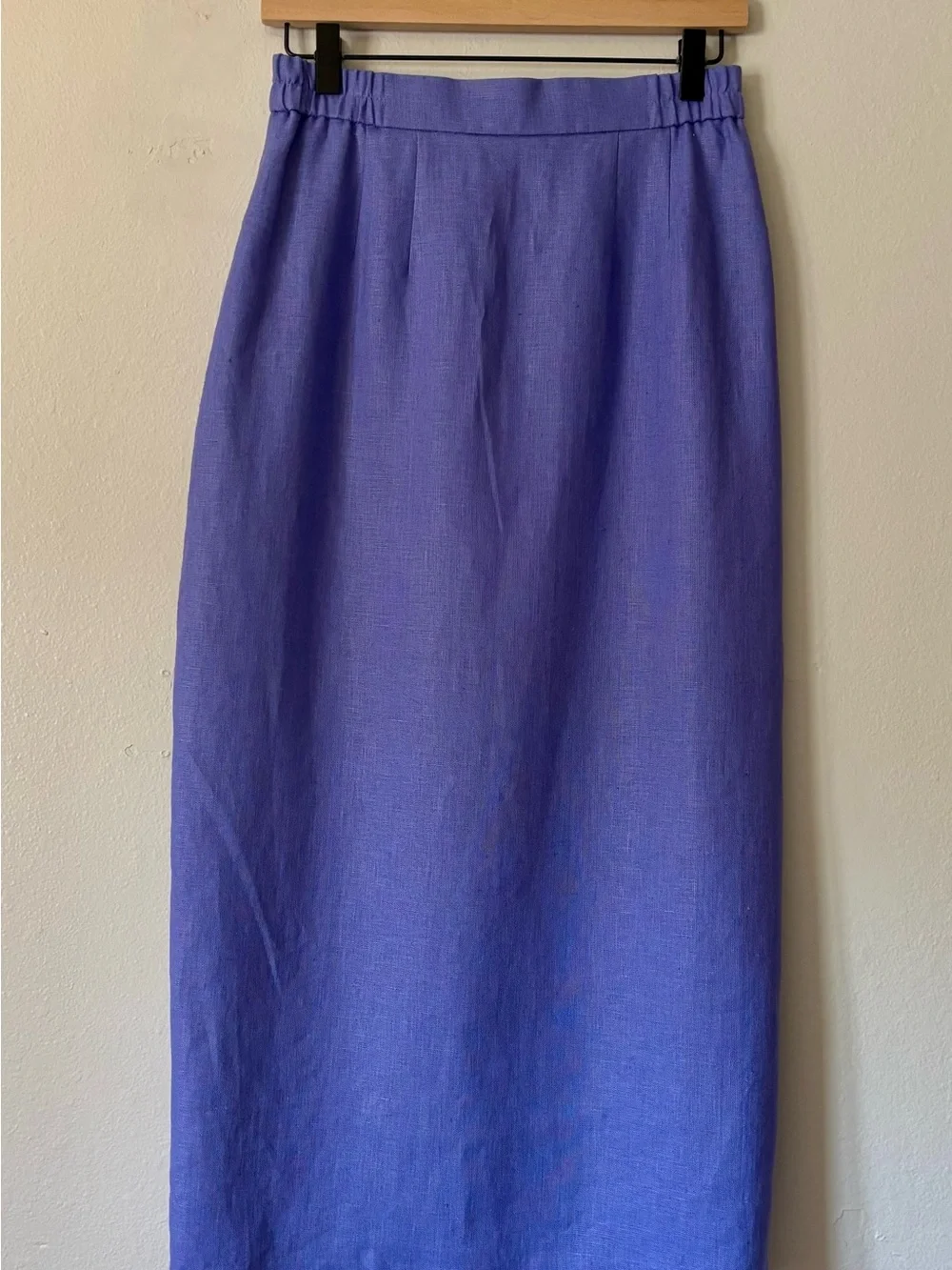 Vintage Anne French 2-Piece Skirt Suit Lavender Linen Floral Lace   8
